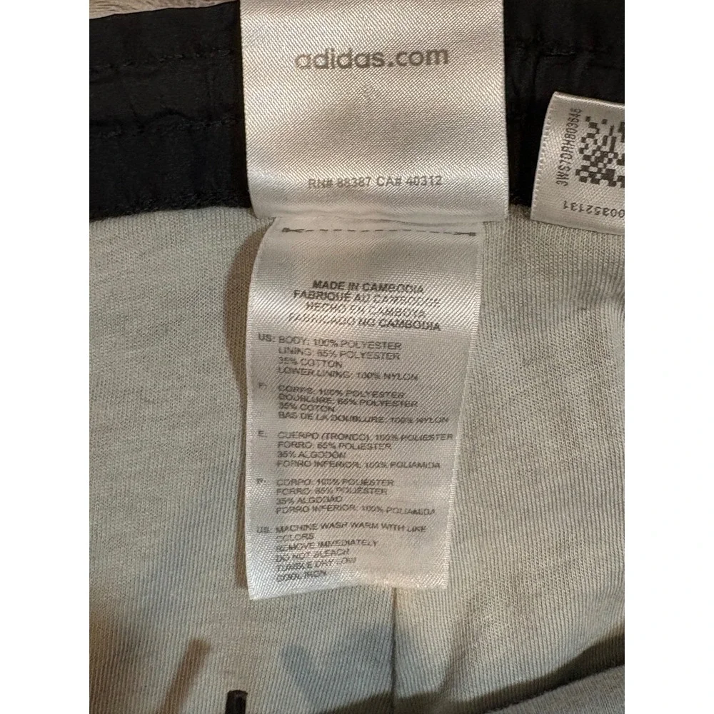 Adidas‎ Track Pants Athletic Training Warm Up 3 Stripe Black XL